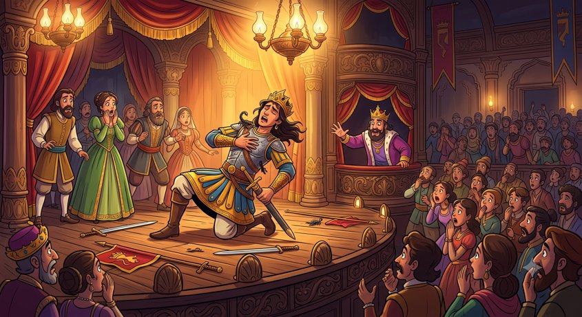 Illustration for the story “The Final Act”