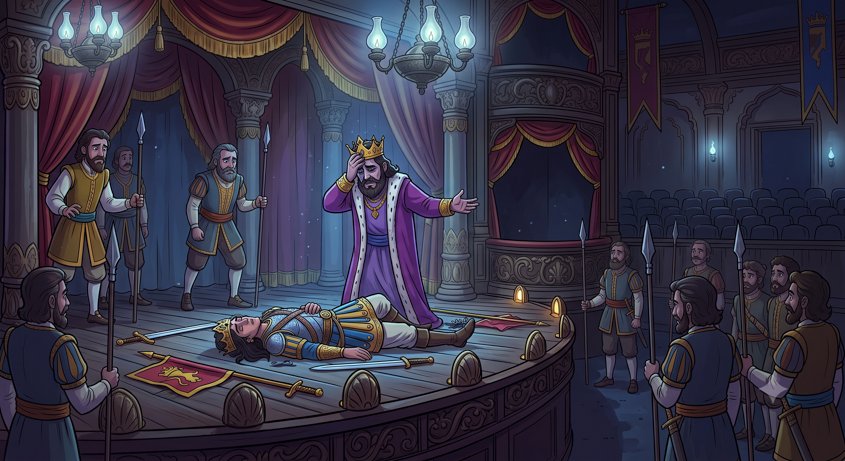 Illustration for the story “The Final Act”