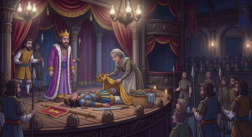 Illustration for the story “The Final Act”