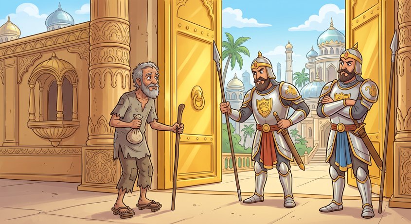 Illustration for the story “Beyond the Beads: The Lesson of the Unseen Cord”
